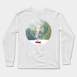 Bunny in the forest Long Sleeve T-Shirt